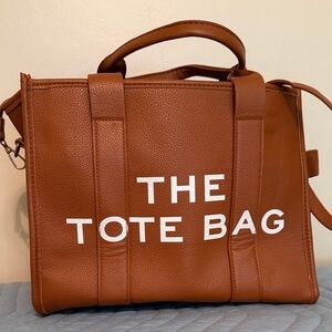 Brown Leather Tote Bag